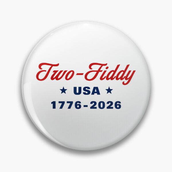 Item preview, Two Fiddy USA Patriotic Cursive Typography Celebrating Two Hundred Fifty Years designed and sold by PhocoNibict.