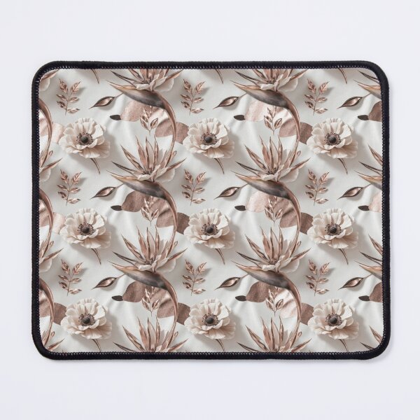 Item preview, Beige Botanical Leaf Seamless Pattern designed and sold by IntelliMindDesigns.