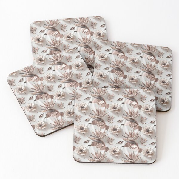 Item preview, Beige Botanical Leaf Seamless Pattern designed and sold by IntelliMindDesigns.