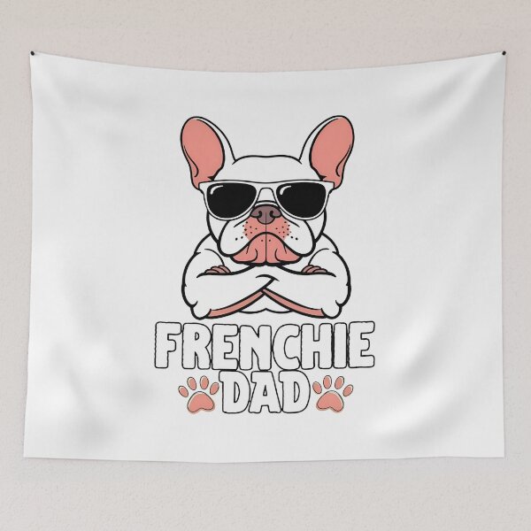 Item preview, Frenchie Dad Cool Bulldog Owner Graphic designed and sold by StranHabesre51.