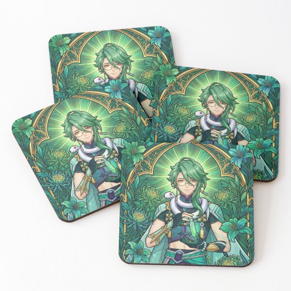Item preview, Stained Glass Baizhu designed and sold by Thunderbelts.