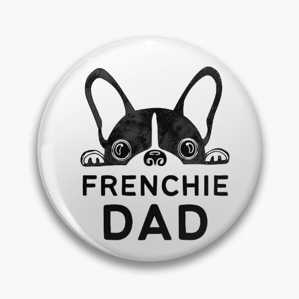 Item preview, Frenchie Dad Peeking Dog Owner Apparel Graphic designed and sold by StranHabesre51.
