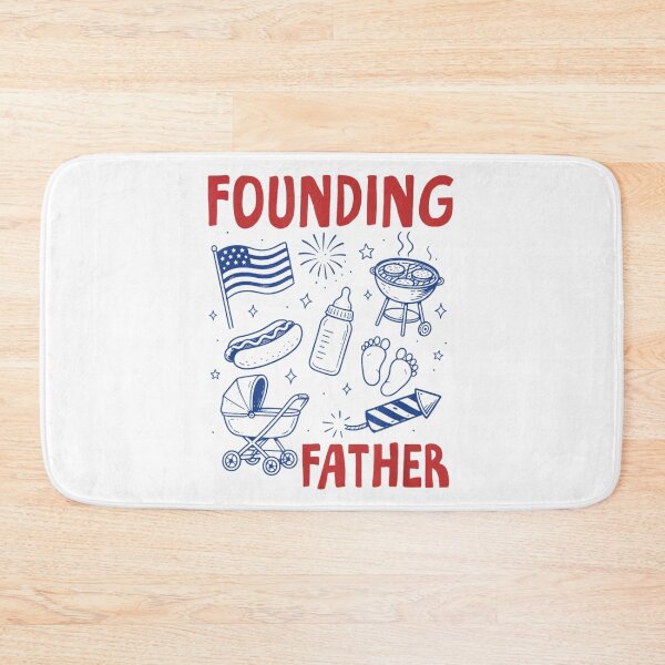 Item preview, Funny Founding Father New Dad Fourth Of July Theme Graphic Design designed and sold by PhocoNibict.