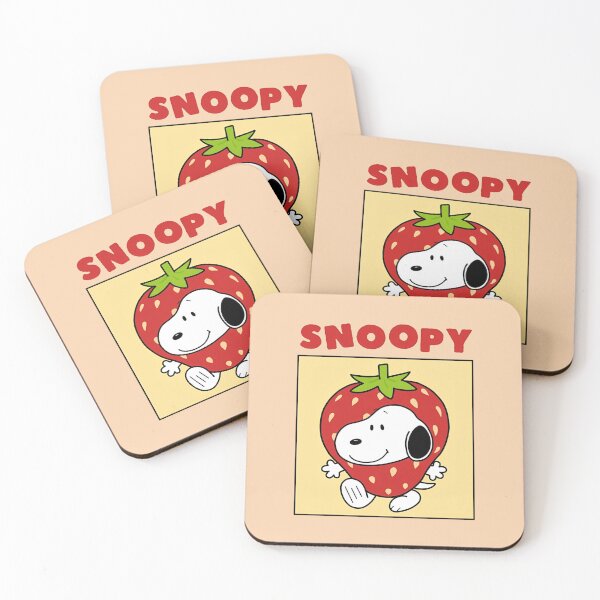 Item preview, Snoopy Strawberry Costume Framed Retro Text designed and sold by Dimeure-ART.