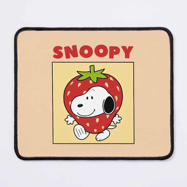 Item preview, Snoopy Strawberry Costume Framed Retro Text designed and sold by Dimeure-ART.
