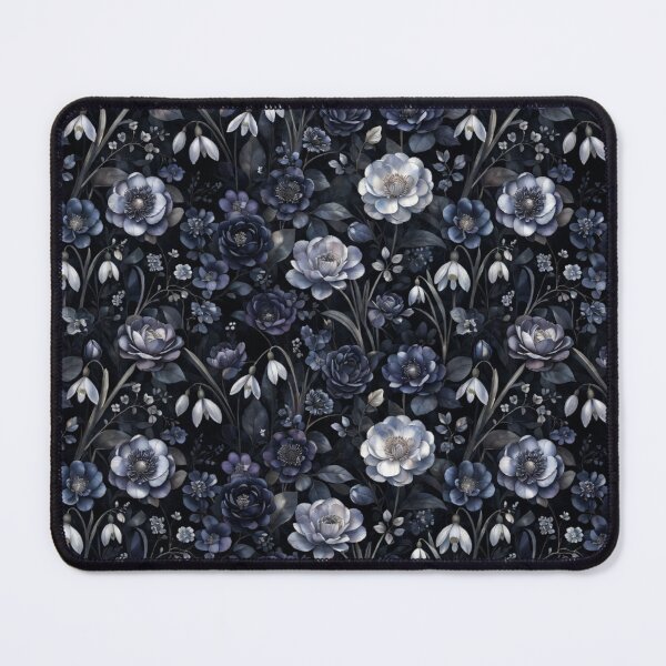 Item preview, Dark Ditsy Floral Seamless Pattern designed and sold by IntelliMindDesigns.