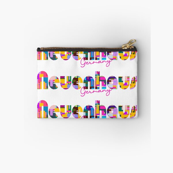 Item preview, Neuenhaus, Germany, Vibrant Abstract City Typography Art designed and sold by Wanderful-roads.