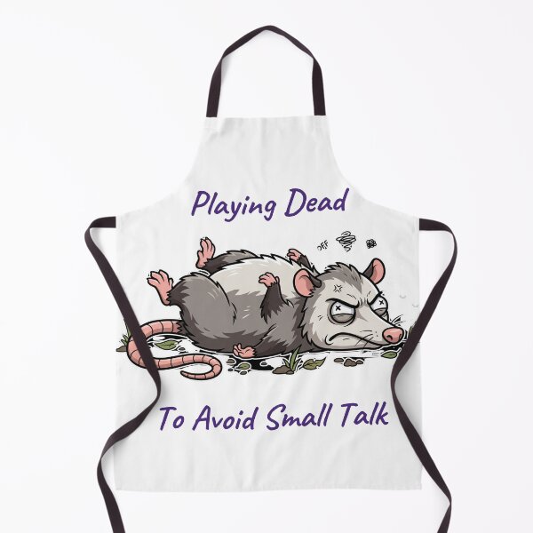 Item preview, Playing Dead To Avoid Small Talk Funny Possum Introvert designed and sold by SW Shop.