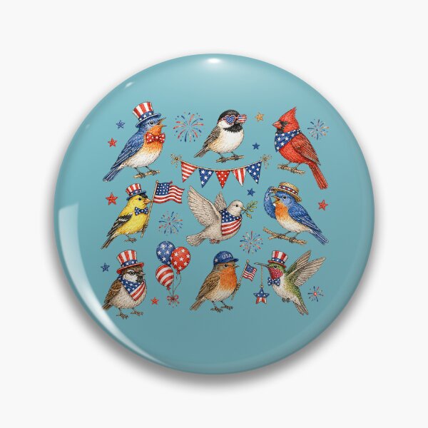 Item preview, Patriotic Bird Lover Bird Watching 4th of July Independence designed and sold by meilcannb.