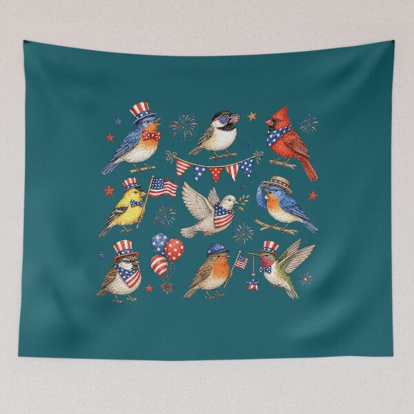 Item preview, Patriotic Bird Lover Bird Watching 4th of July Independence designed and sold by meilcannb.