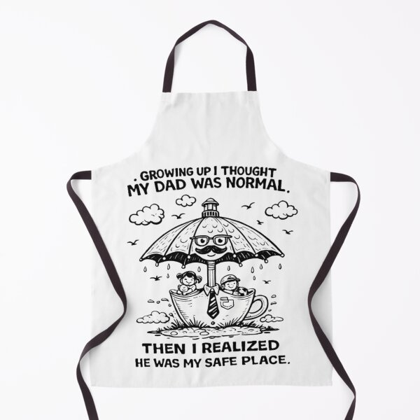 Item preview, Dad Was My Safe Place – Heartwarming Father Quote Design designed and sold by DoodleManArt.