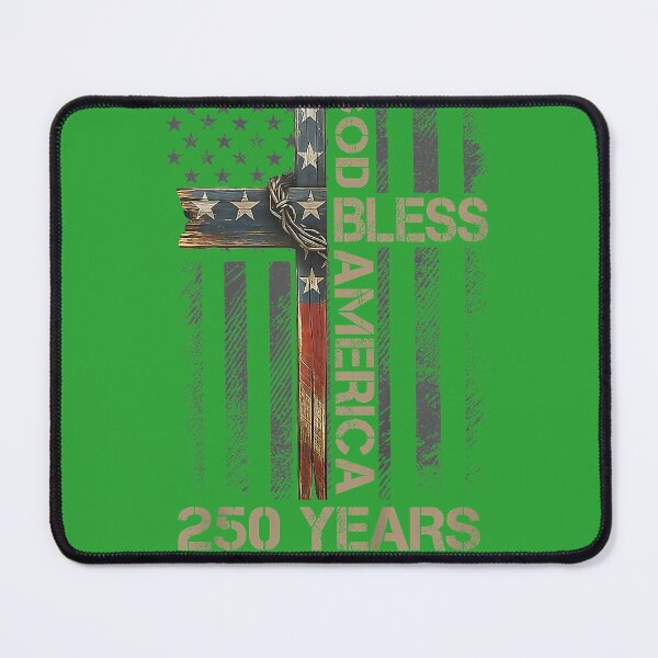Item preview, God Bless America Christian Cross Flag 250 Years 1776 2026_2 designed and sold by melodycook.