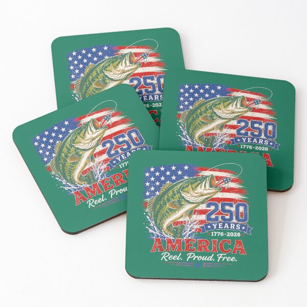 Item preview, Retro Bass Fish 250 Years 1776 2026 America Reel Proud Free designed and sold by AliesKaruta.