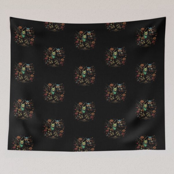 Item preview, Intricate Forest Animals Fox Owl Rabbit Pattern designed and sold by Avery Lane Studios.