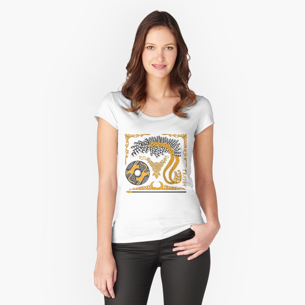 Item preview, Fitted Scoop T-Shirt designed and sold by CorpseCafe.