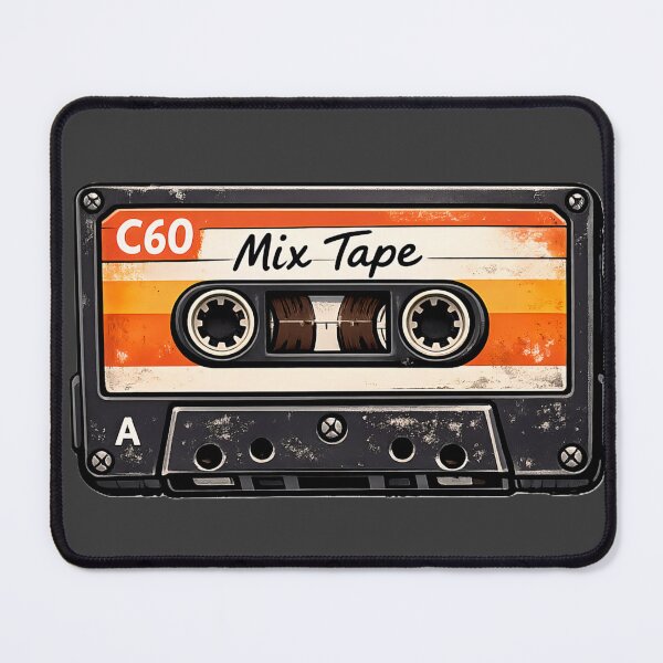 Item preview, Vintage Cassette Tape Nostalgia Music Culture Art Print designed and sold by PinUpPizzazz.