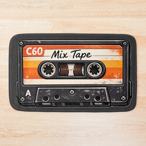 Item preview, Vintage Cassette Tape Nostalgia Music Culture Art Print designed and sold by PinUpPizzazz.
