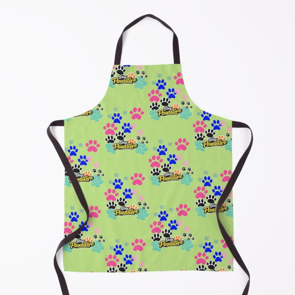 Item preview, Stay Pawsitive – Colorful Paw Print Pet Lover T‑Shirt Design designed and sold by EdgeSphere.