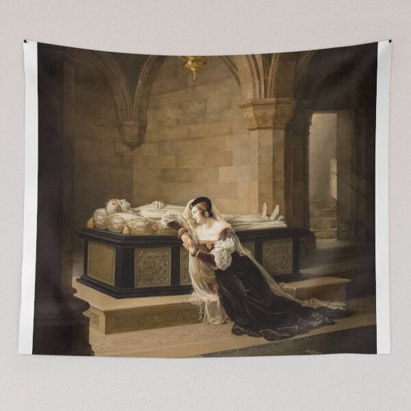 Item preview, Valentine of Milan mourning her husband, Louis of Orleans - 1822 designed and sold by stanleyclover.