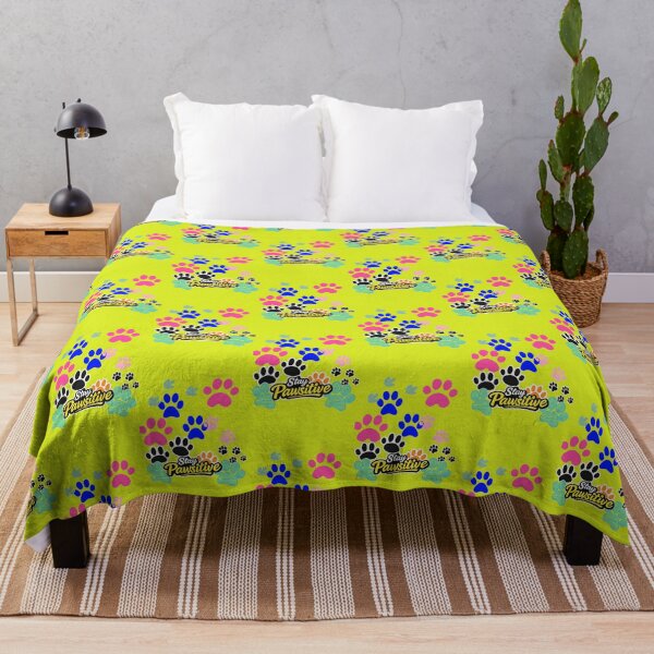 Item preview, Stay Pawsitive – Colorful Paw Print Pet Lover T‑Shirt Design designed and sold by EdgeSphere.