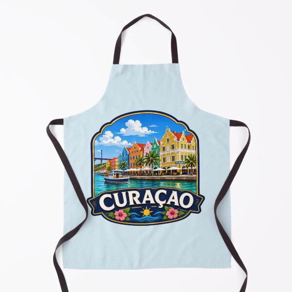 Item preview, Curaçao - Colorful Waterfront Caribbean designed and sold by Myra365Art.