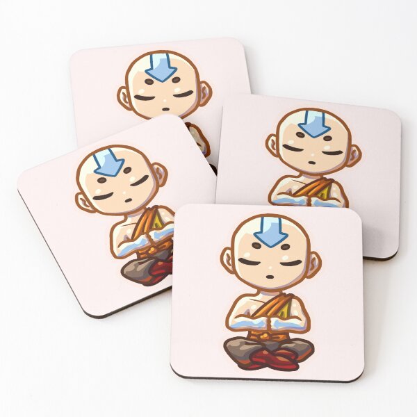 Item preview, Airbender Meditation Chibi designed and sold by mxridraws.studio.