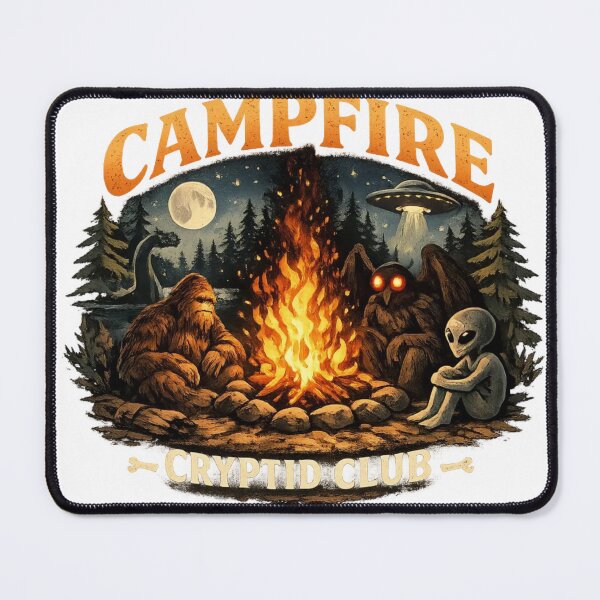 Item preview, Campfire Cryptid Club Cozy Forest Legends designed and sold by StickyGuys.