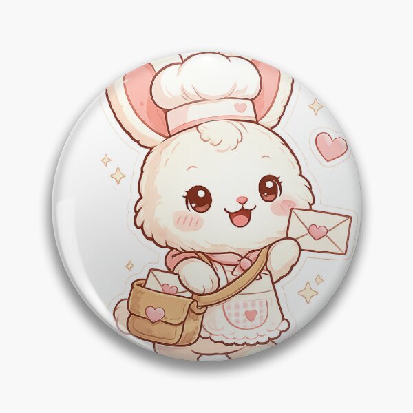 Item preview, Happy Bunny Delivering Sweet Letters designed and sold by CodePaws Creations.