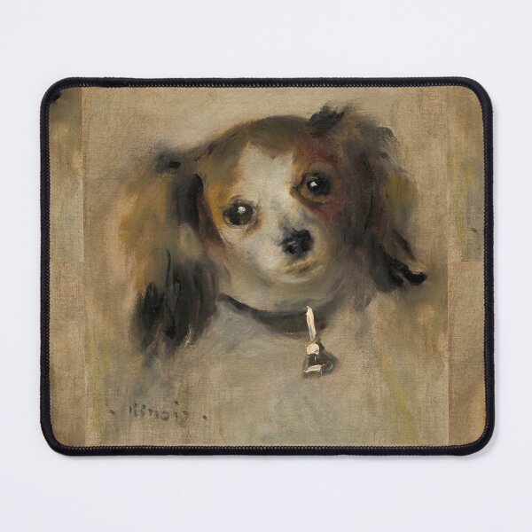 Item preview, Little Dog Head Portrait With Bell designed and sold by artofuniverse.