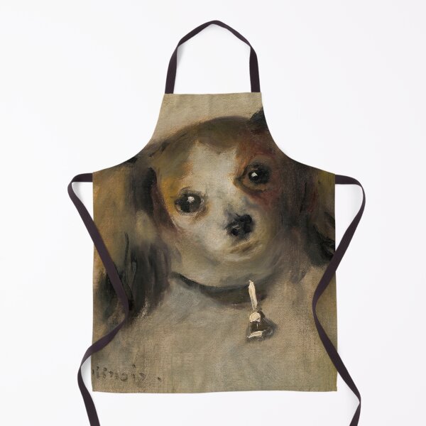 Item preview, Little Dog Head Portrait With Bell designed and sold by artofuniverse.