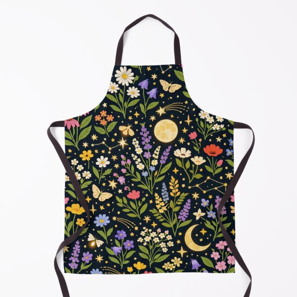 Item preview, Celestial Wildflower Night Garden Pattern designed and sold by StickyGuys.