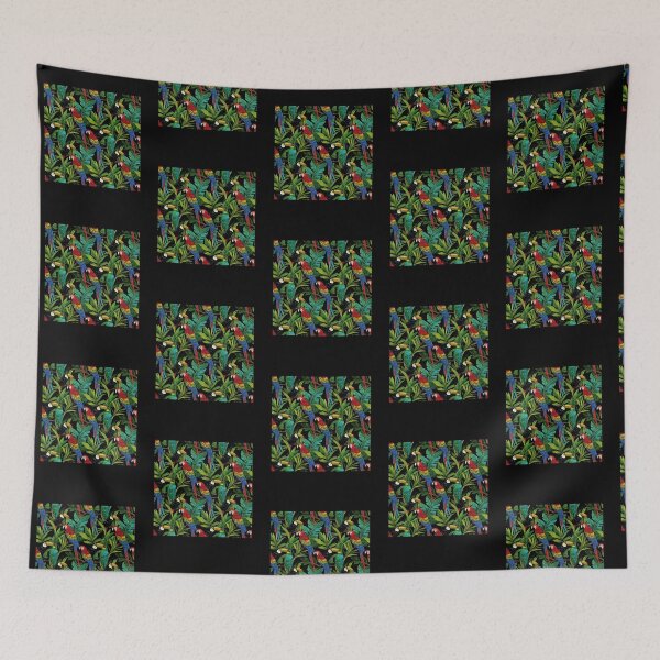 Item preview, Vibrant Tropical Birds Pattern Parrot Toucan Design designed and sold by Avery Lane Studios.