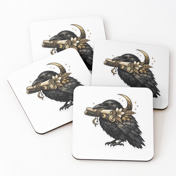 Item preview, Midnight Raven Botanist Gothic Nature Study designed and sold by StickyGuys.
