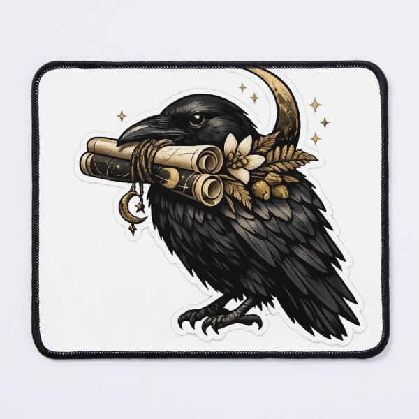 Item preview, Midnight Raven Botanist Gothic Nature Study designed and sold by StickyGuys.