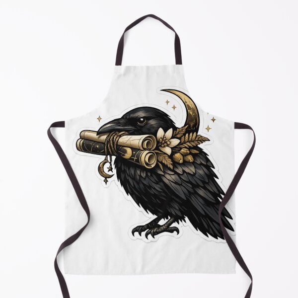 Item preview, Midnight Raven Botanist Gothic Nature Study designed and sold by StickyGuys.