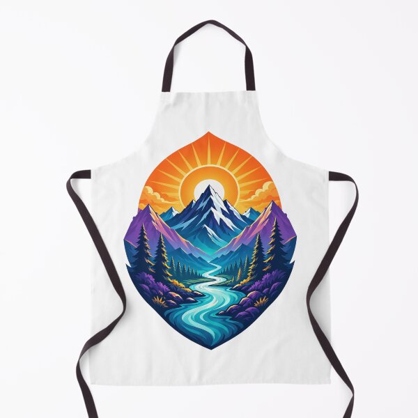 Item preview, Mountain Sunrise River designed and sold by syotos-ai.