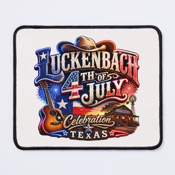 Item preview, Luckenbach Celebration 4th of July  designed and sold by Combat Skies.