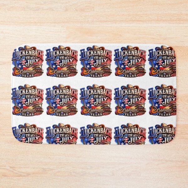 Item preview, Luckenbach Celebration 4th of July  designed and sold by Combat Skies.
