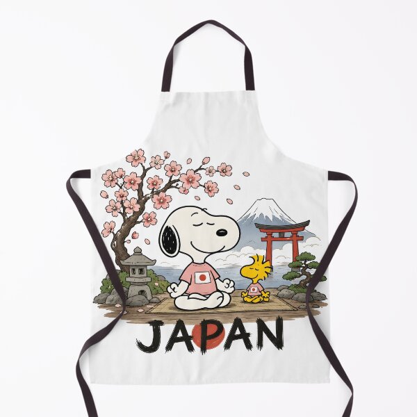 Item preview, Snoopy And Woodstock In Japan – Cherry Blossom Onsen Meditation designed and sold by Har-vee.