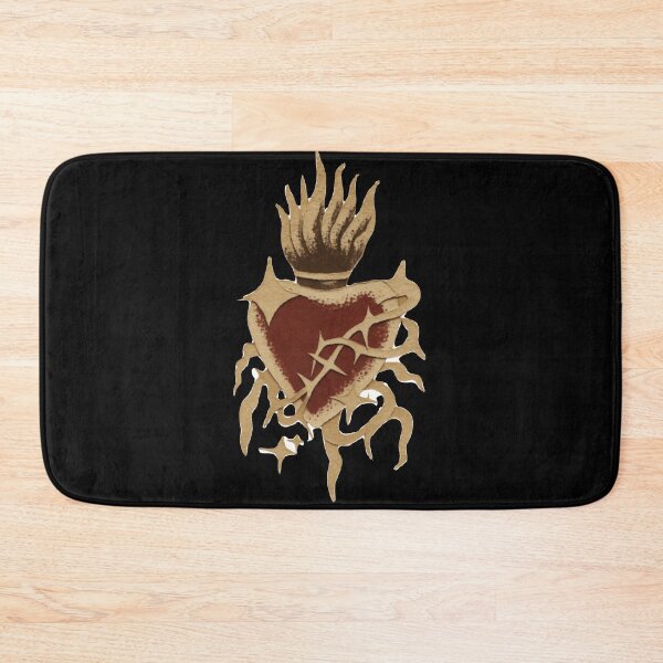 Item preview, Vintage Grunge Brown Sacred Heart Rustic Art designed and sold by Ideniquo.