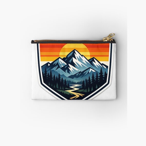 Item preview, Retro Mountain Escape Adventure Badge designed and sold by StickyGuys.