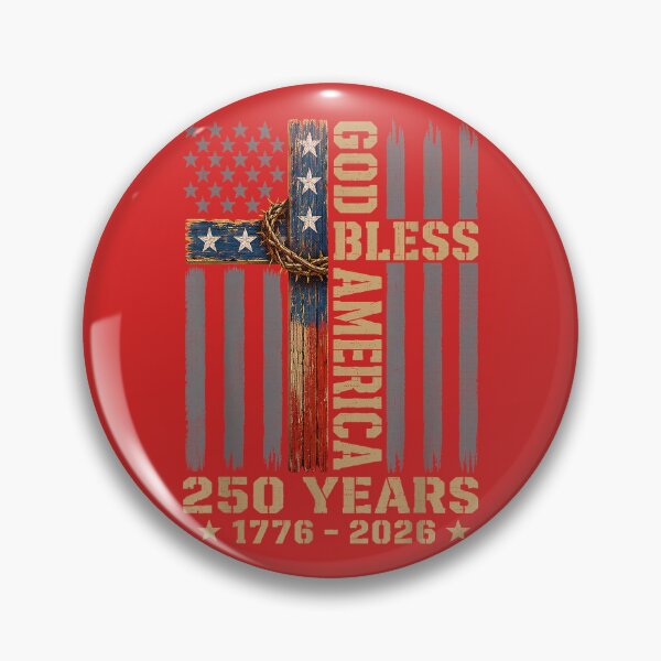 Item preview, God Bless America Christian Cross Flag 250 Years 1776 2026_4 designed and sold by melodycook.