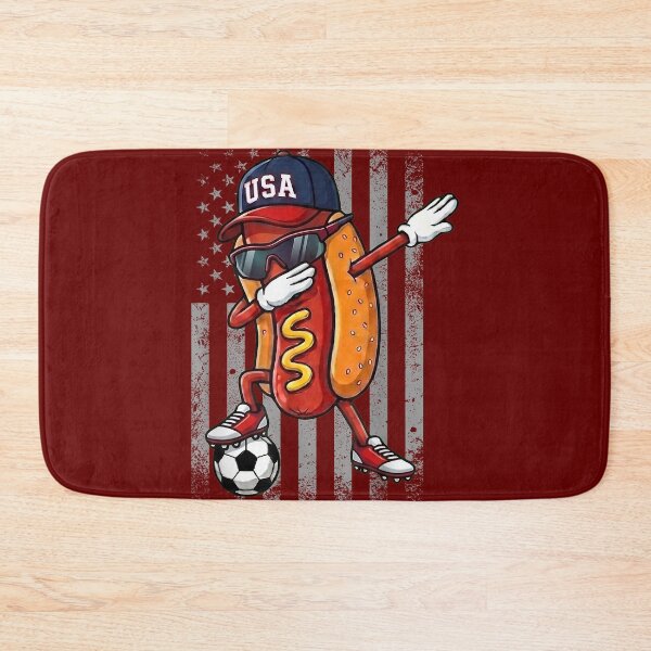 Item preview, Hot Dog Dabbing Funny Soccer Boys Girls Kids Men & Women designed and sold by miuukiuu.