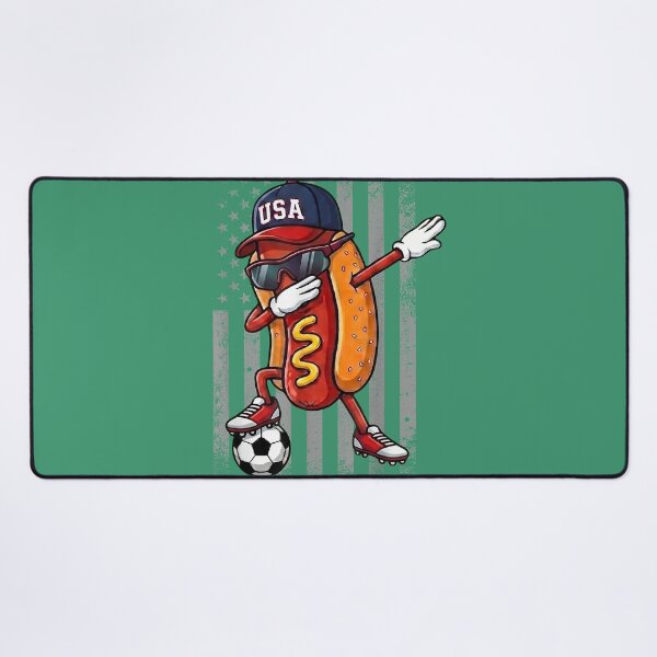Item preview, Hot Dog Dabbing Funny Soccer Boys Girls Kids Men & Women designed and sold by miuukiuu.