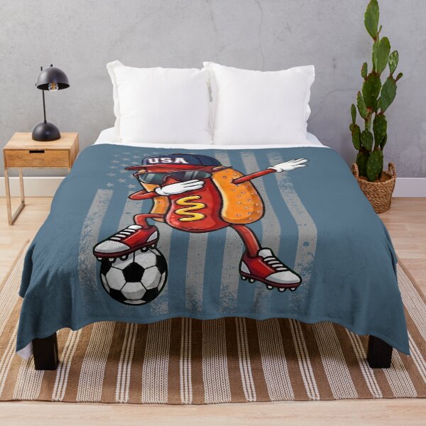 Item preview, Hot Dog Dabbing Funny Soccer Boys Girls Kids Men & Women designed and sold by miuukiuu.