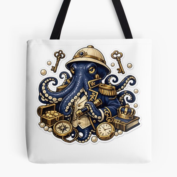 Item preview, Royal Octopus Curiosity Society Vintage Explorer designed and sold by StickyGuys.