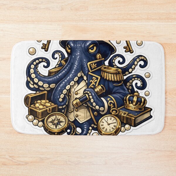 Item preview, Royal Octopus Curiosity Society Vintage Explorer designed and sold by StickyGuys.