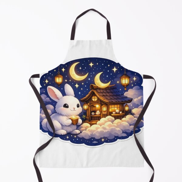 Item preview, Moon Rabbit Tea House Cozy Fantasy Escape designed and sold by StickyGuys.