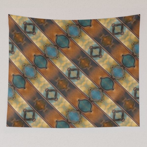 Item preview, Turquoise Leather Pattern designed and sold by Shy Fractal Designs.