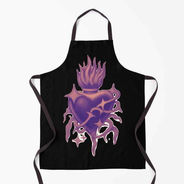 Item preview, Metallic Bronze Copper Sacred Heart Cyberpunk Art designed and sold by Ideniquo.